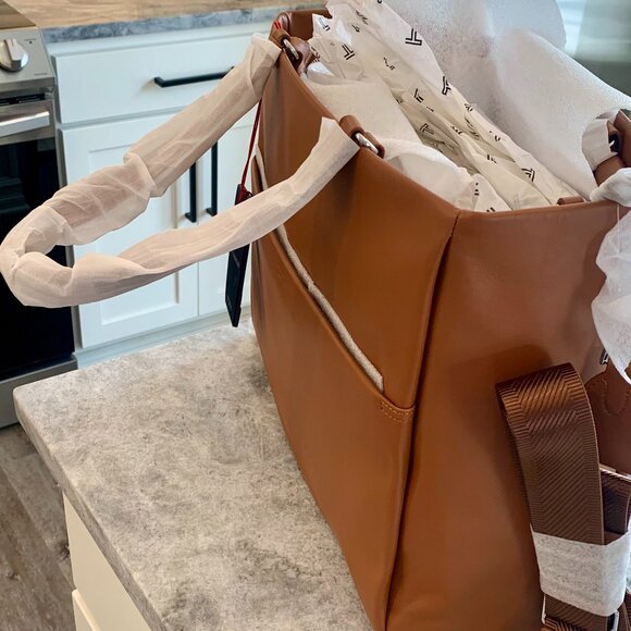 TUMI Voyageur Vail Large Tote - Caramel Color - Picture 9 of 10